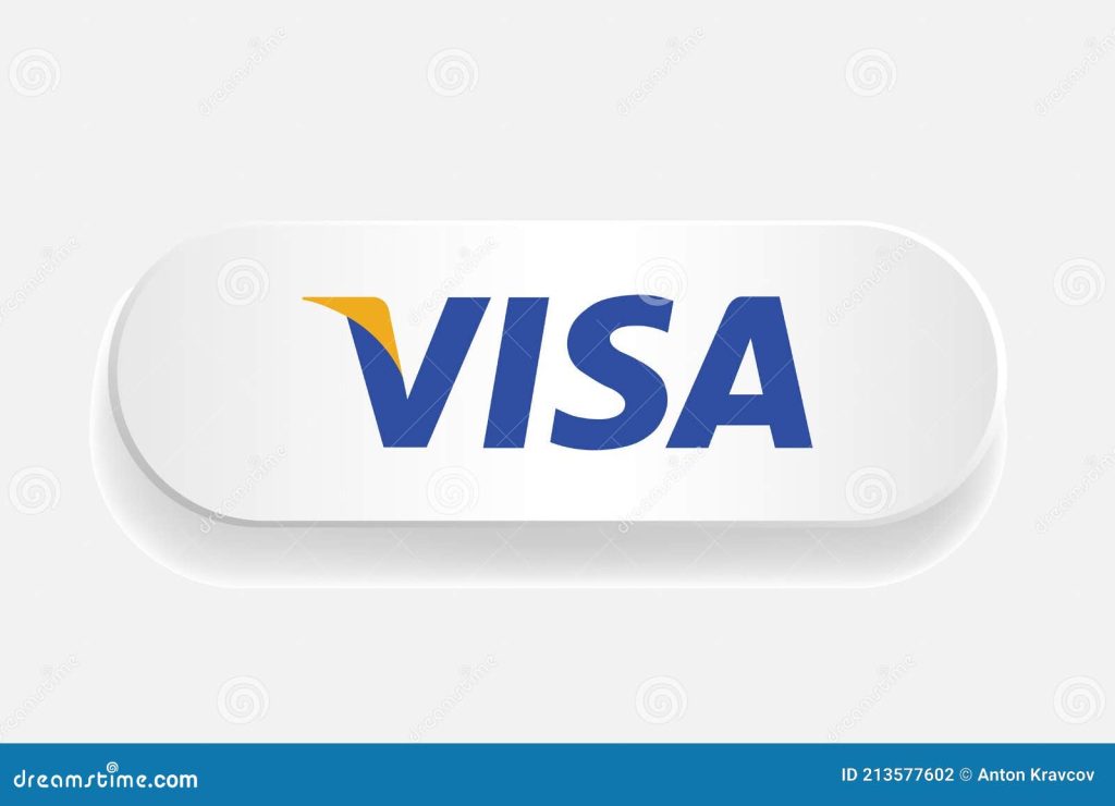 visa logo sign white button saint petersburg russia march vector eps illustration 213577602 (1)